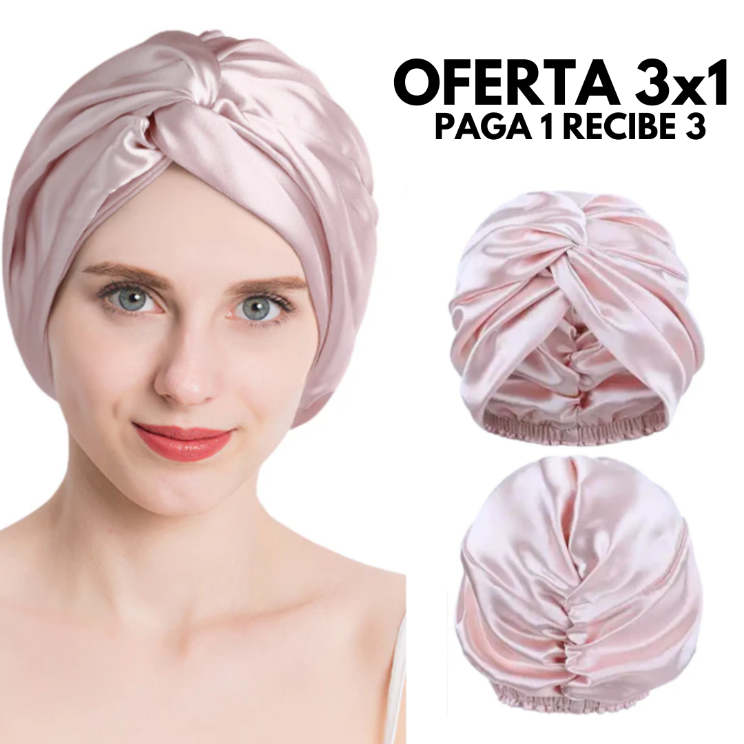 Gorro de Seda Anticaída (3x1)