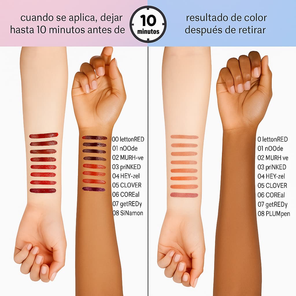 Tinte Labial Delineador Peel Off (3x1)