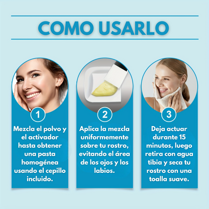 Mascarilla Zombie ANTIARRUGAS - 4 Parches + 4 de Regalo + Cepillo Aplicador